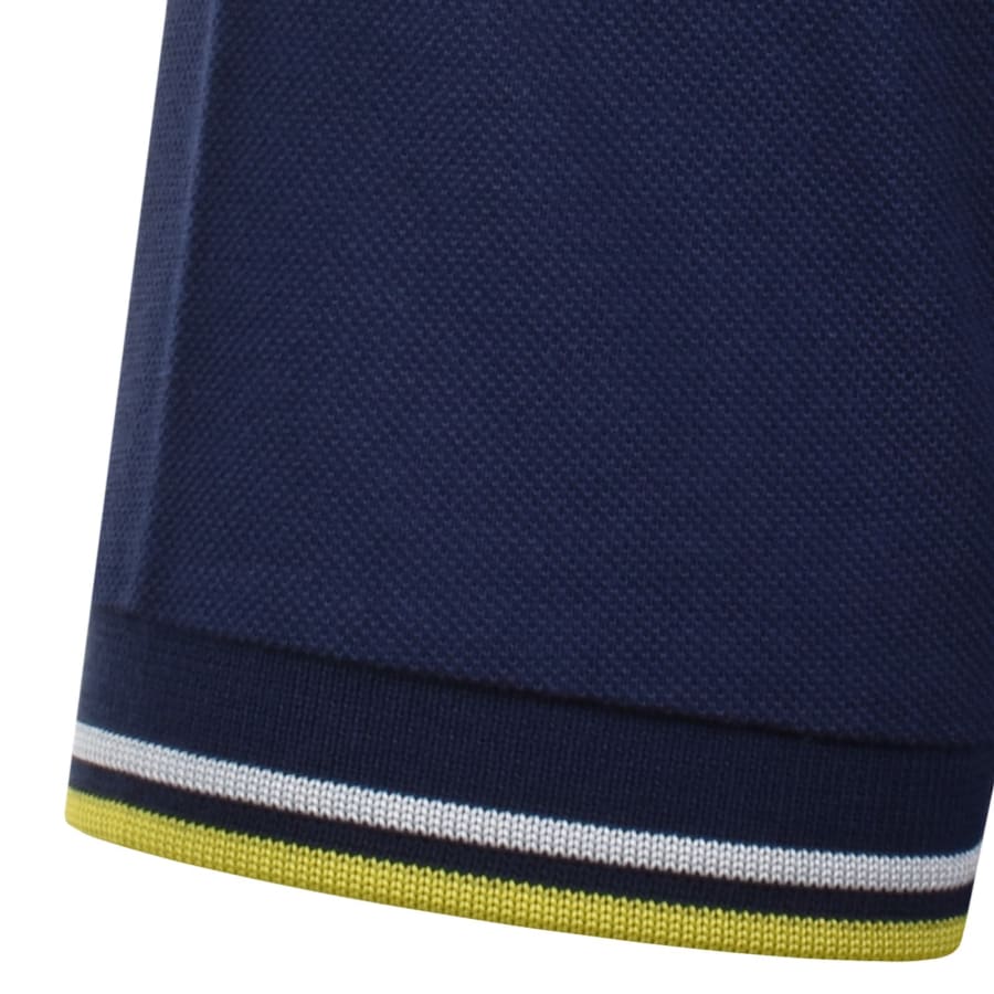 Image number 5 for Fred Perry Twin Tipped Polo T Shirt Navy