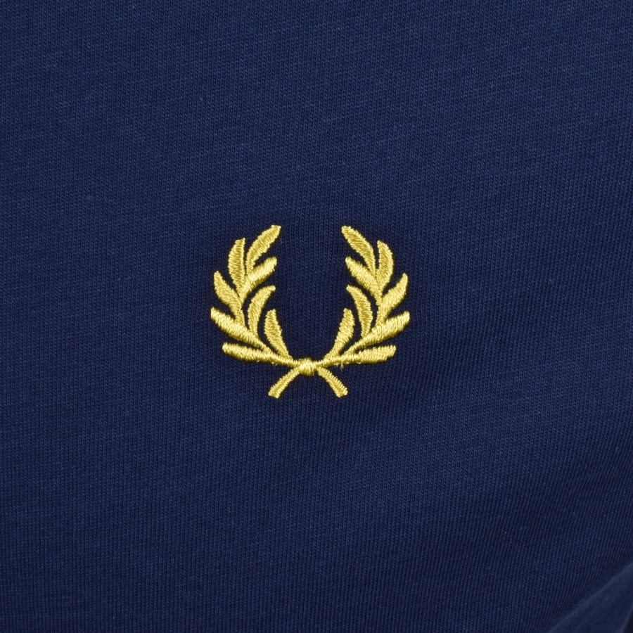 Image number 3 for Fred Perry Twin Tipped T Shirt French Navy