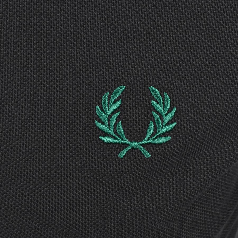 Image number 3 for Fred Perry Twin Tipped Polo T Shirt Grey