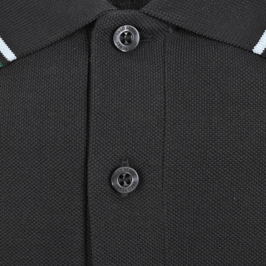 Image number 4 for Fred Perry Twin Tipped Polo T Shirt Grey
