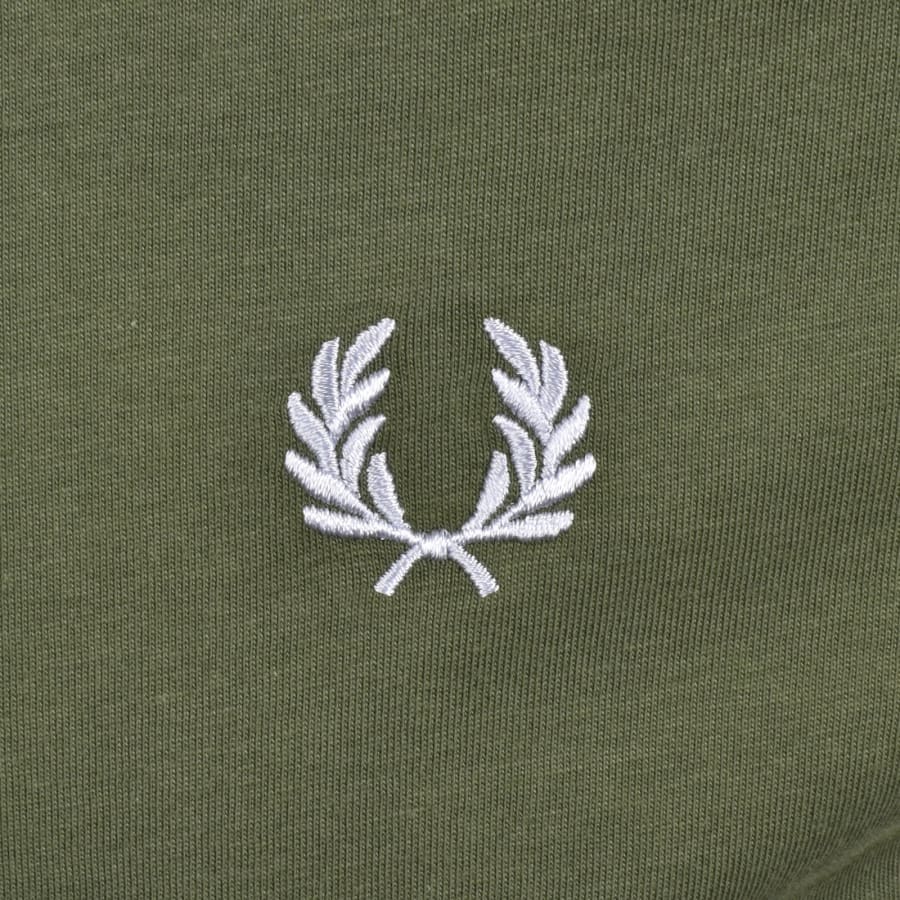 Image number 3 for Fred Perry Twin Tipped T Shirt Green