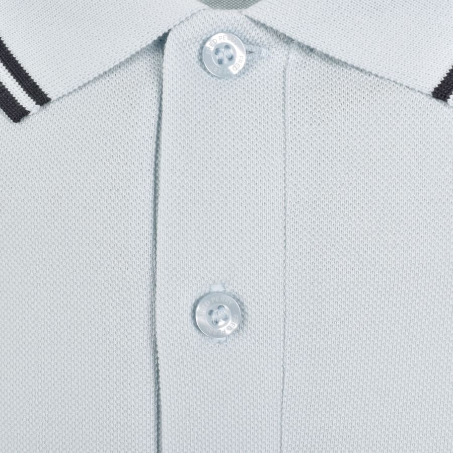 Image number 4 for Fred Perry Twin Tipped Polo T Shirt Blue