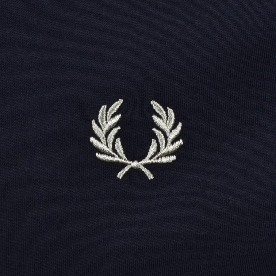 Image number 3 for Fred Perry Twin Tipped T Shirt Navy