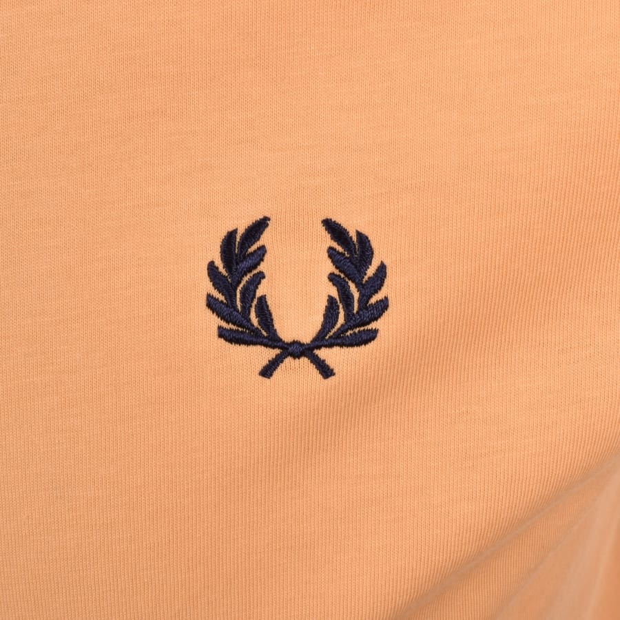 Image number 3 for Fred Perry Twin Tipped T Shirt Orange