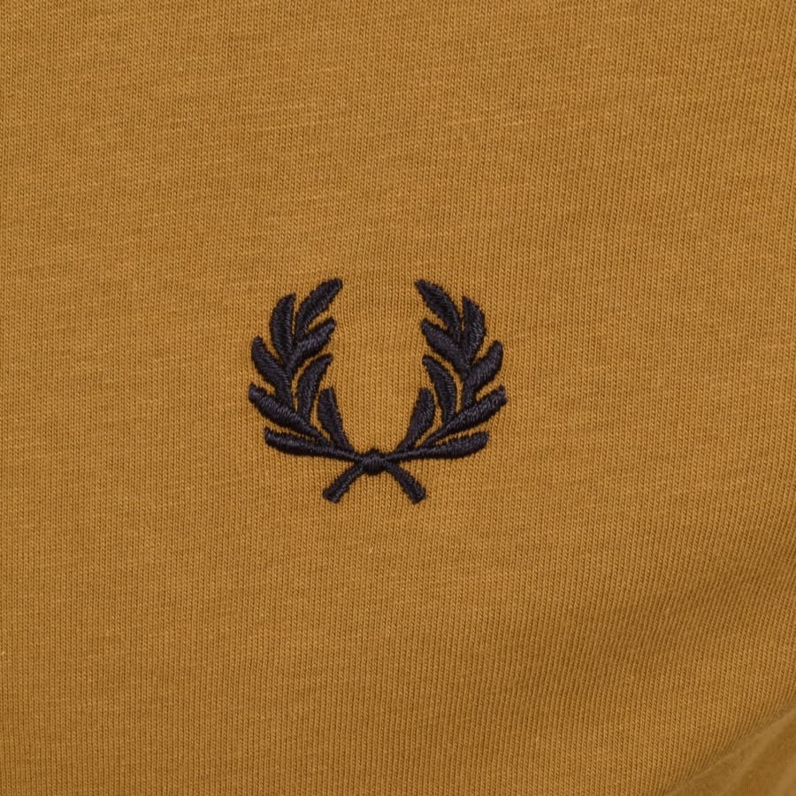 Image number 3 for Fred Perry Twin Tipped T Shirt Brown