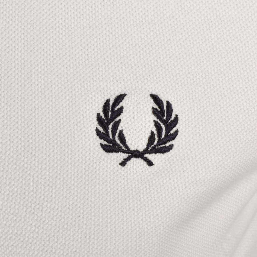 Image number 3 for Fred Perry Twin Tipped Polo T Shirt White