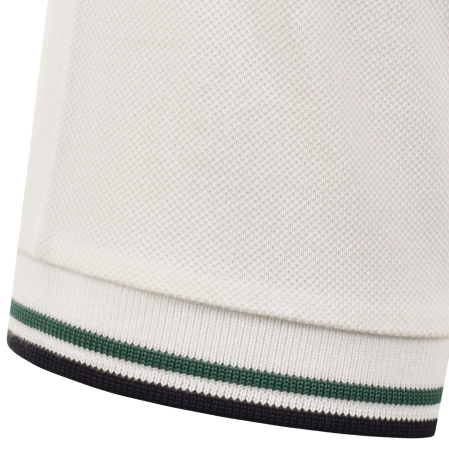 Image number 5 for Fred Perry Twin Tipped Polo T Shirt White