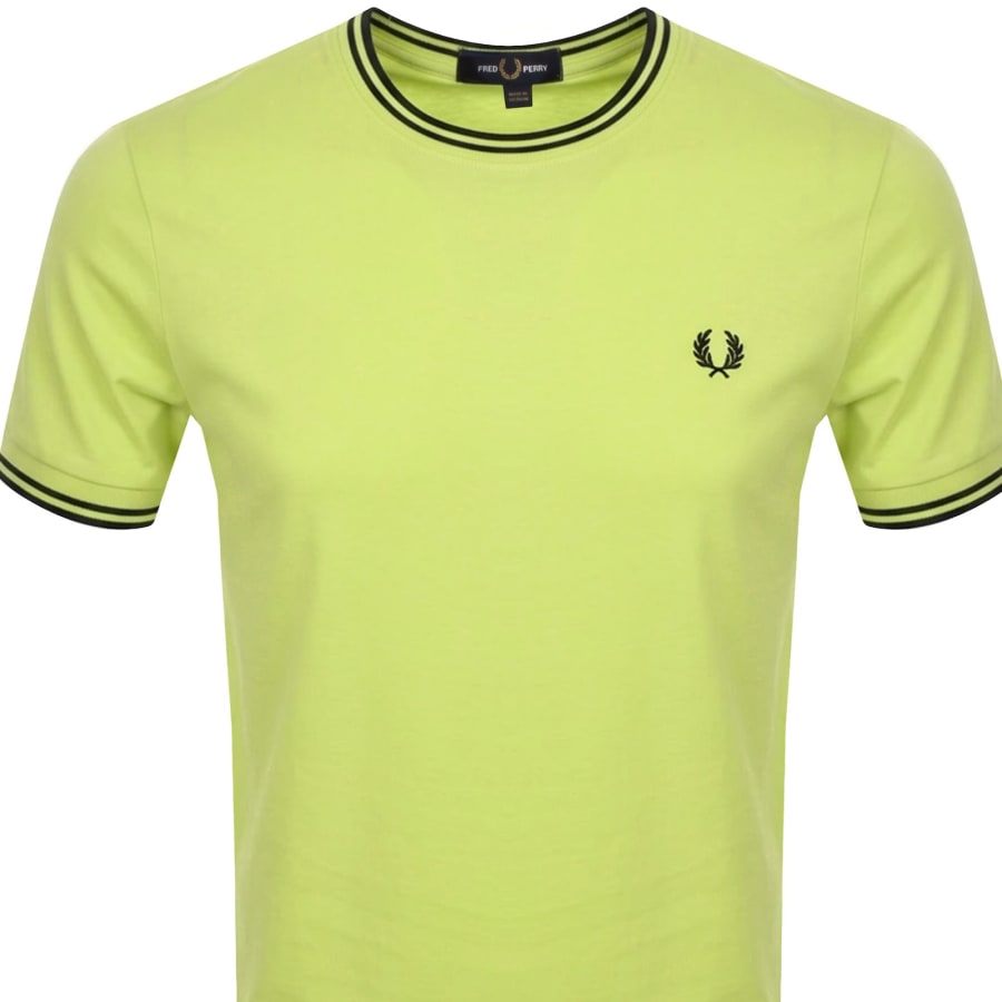 Image number 2 for Fred Perry Twin Tipped T Shirt Green