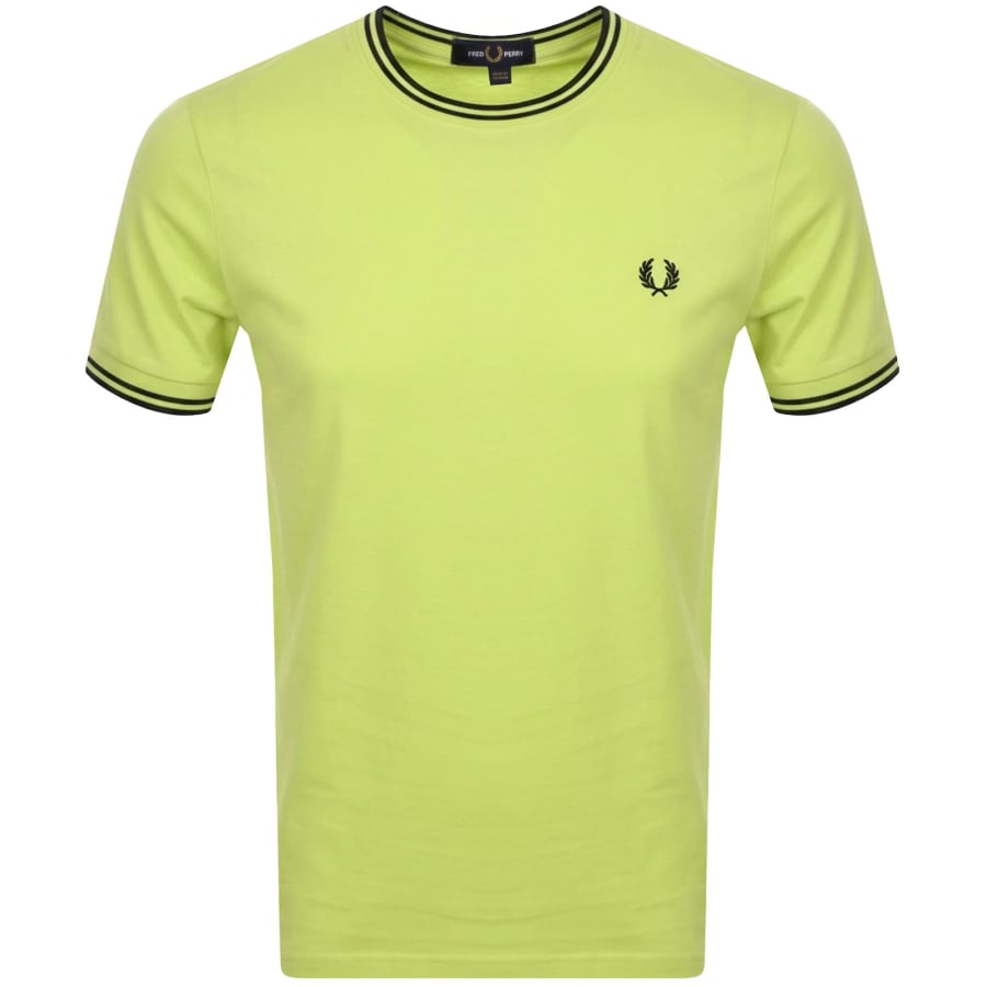 Image number 1 for Fred Perry Twin Tipped T Shirt Green