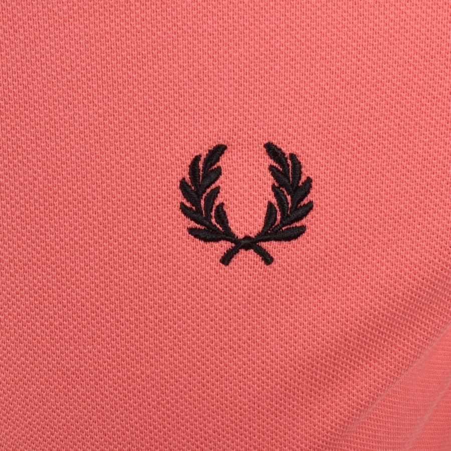 Image number 3 for Fred Perry Twin Tipped Polo T Shirt Red