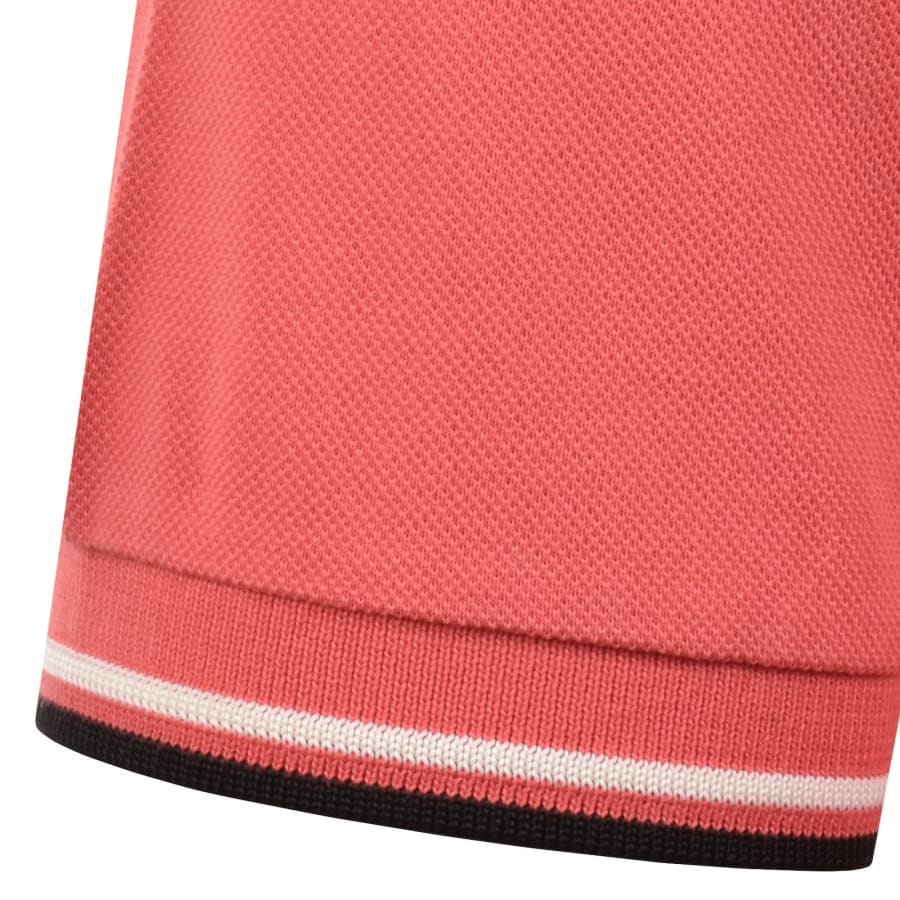 Image number 5 for Fred Perry Twin Tipped Polo T Shirt Red