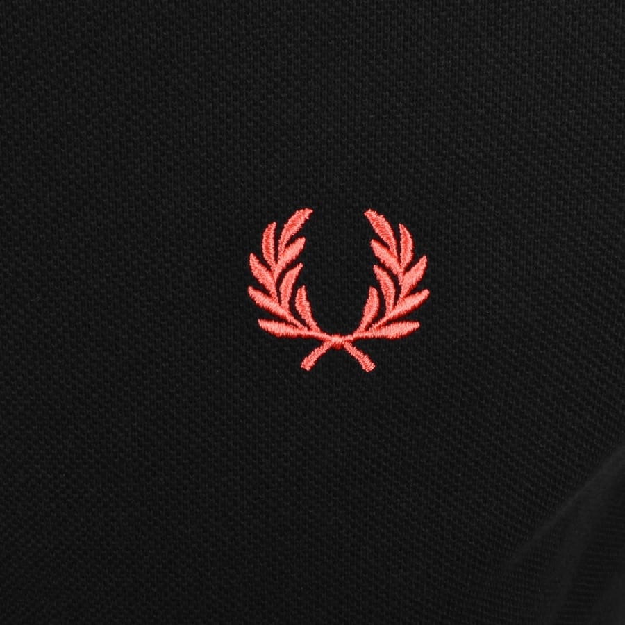 Image number 3 for Fred Perry Twin Tipped Polo T Shirt Black
