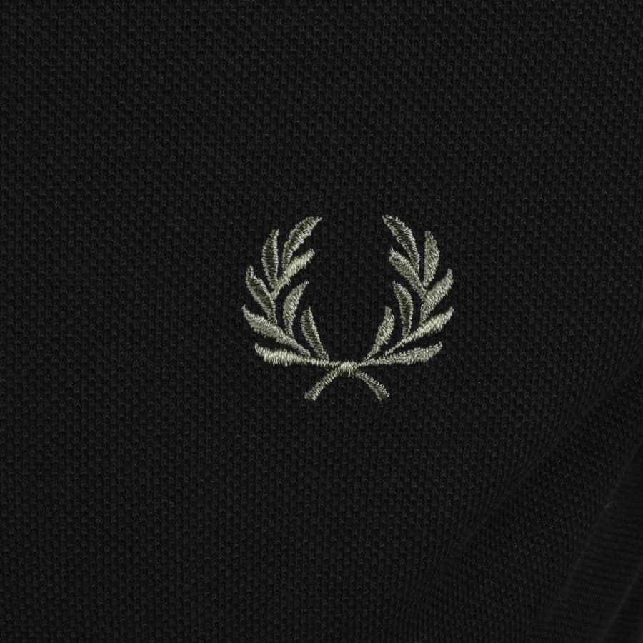 Image number 3 for Fred Perry Twin Tipped Polo T Shirt Black