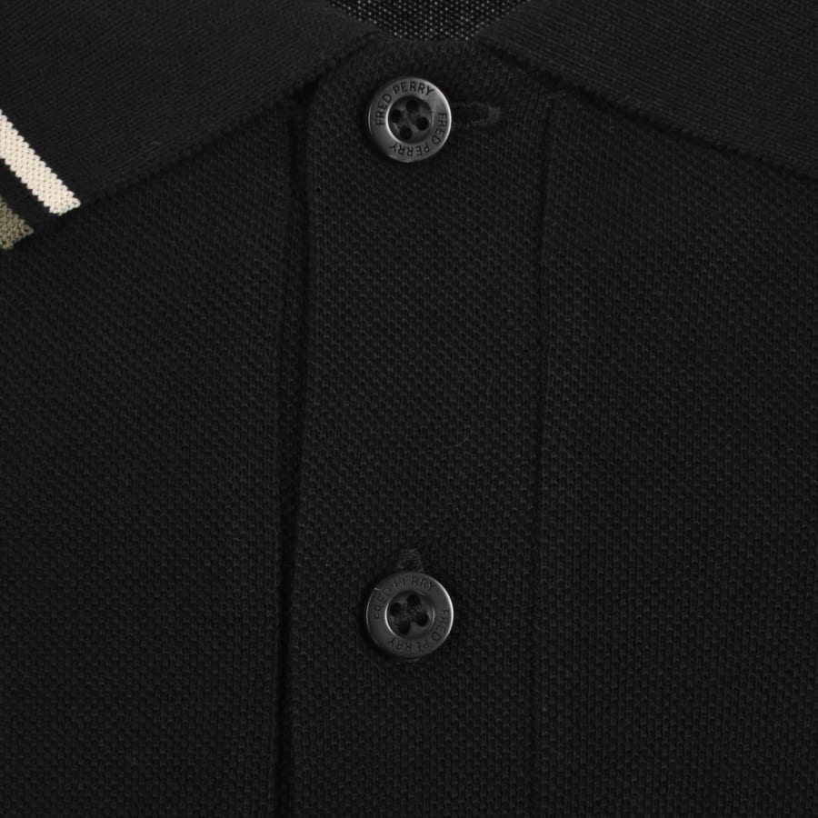 Image number 4 for Fred Perry Twin Tipped Polo T Shirt Black