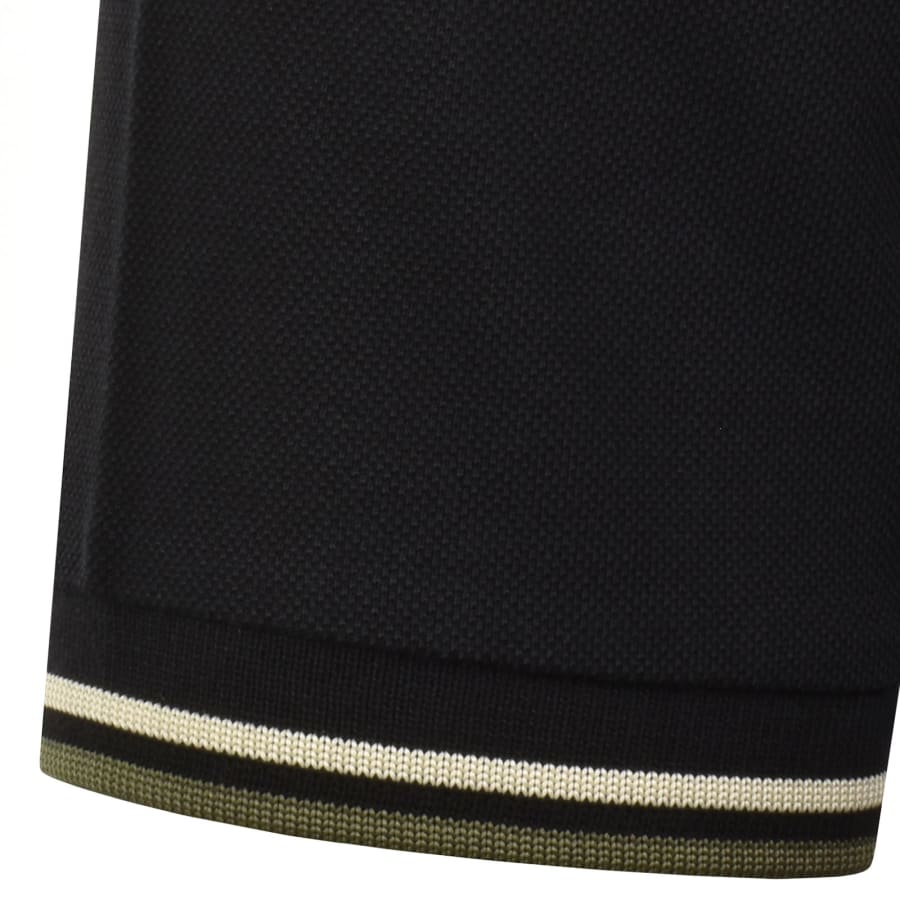Image number 5 for Fred Perry Twin Tipped Polo T Shirt Black