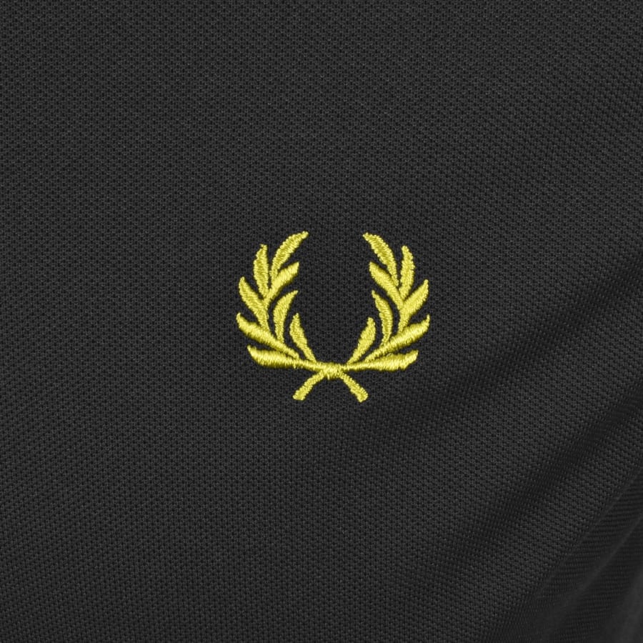 Image number 4 for Fred Perry Twin Tipped Polo T Shirt Grey