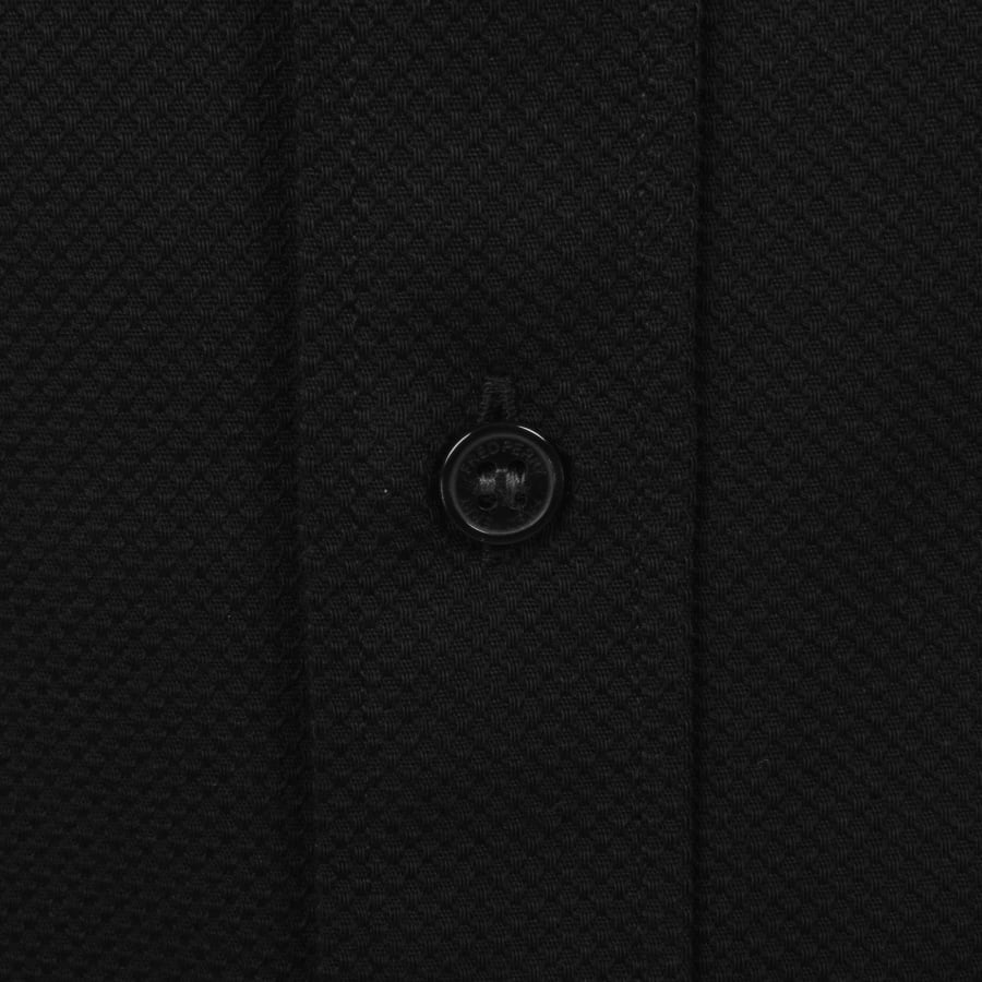 Image number 4 for Fred Perry Polo Collar Shirt Black