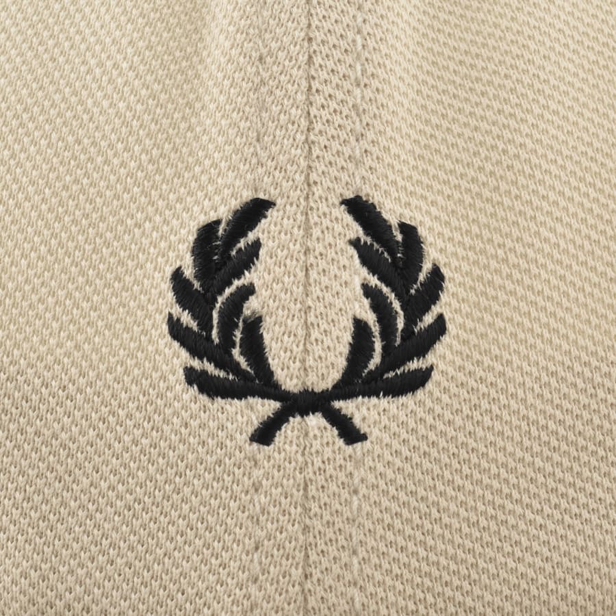 Image number 4 for Fred Perry Pique Classic Cap Cream