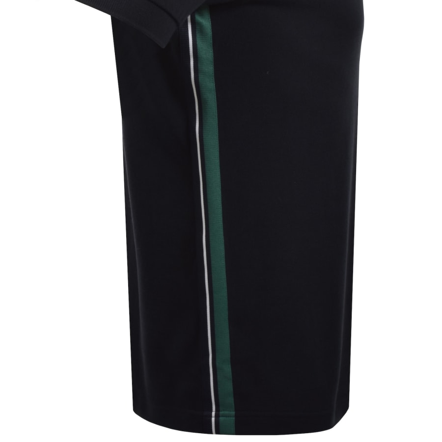 Image number 5 for Fred Perry Stripe Tape Polo T Shirt Navy