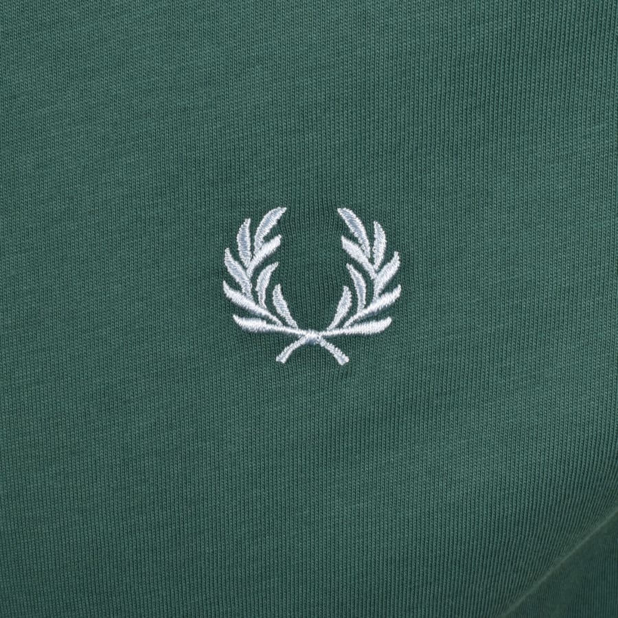 Image number 3 for Fred Perry Ringer T Shirt Sport Green
