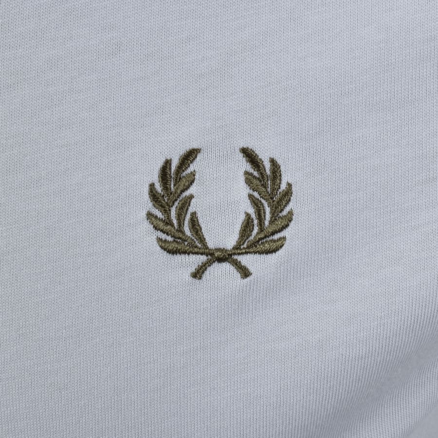 Image number 3 for Fred Perry Ringer T Shirt Dusky Blue