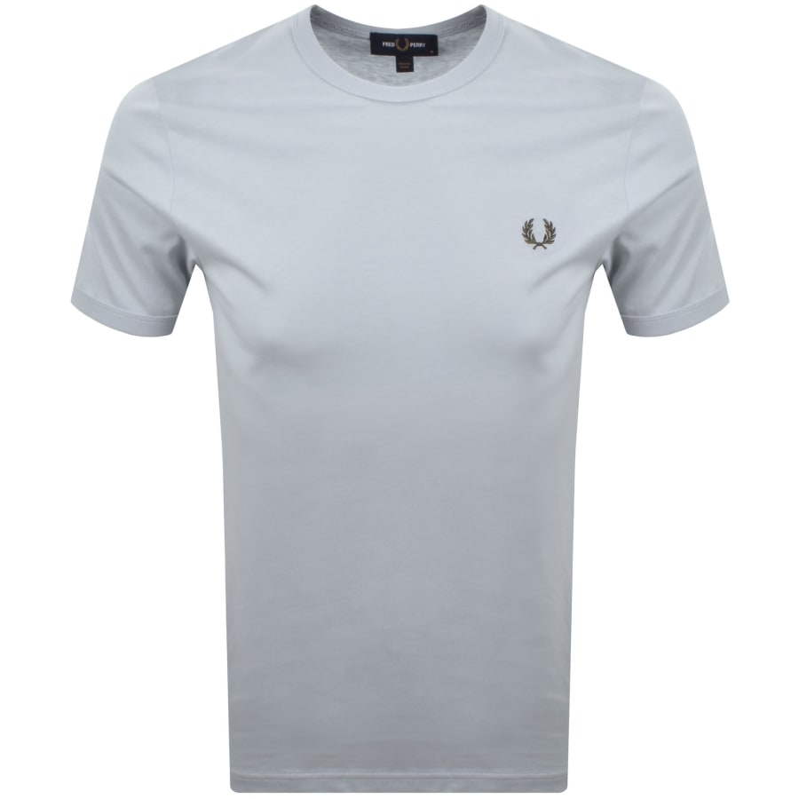 Image number 1 for Fred Perry Ringer T Shirt Dusky Blue