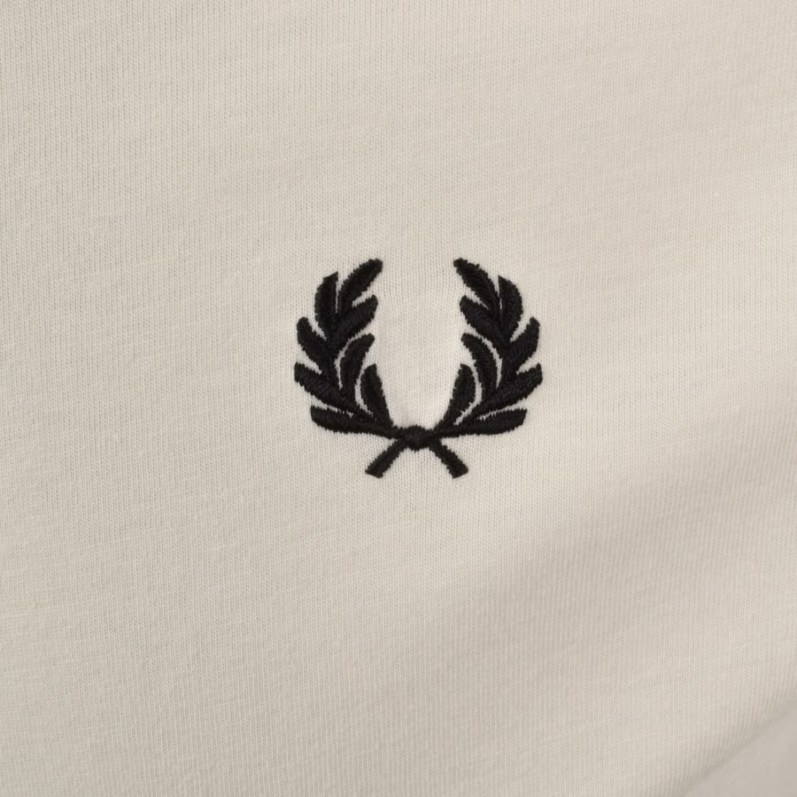 Image number 3 for Fred Perry Twin Tipped T Shirt Ecru