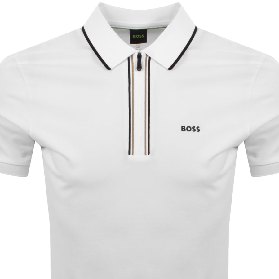 Image number 2 for BOSS Slim Fit Philix Polo T Shirt White