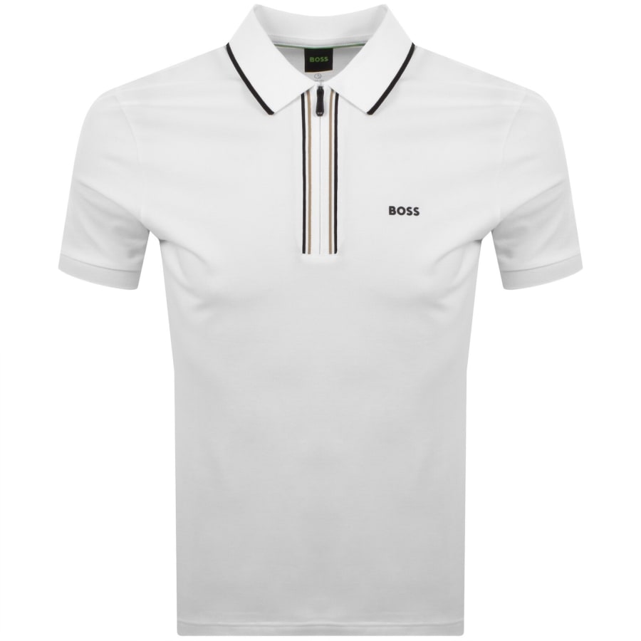 Image number 1 for BOSS Slim Fit Philix Polo T Shirt White