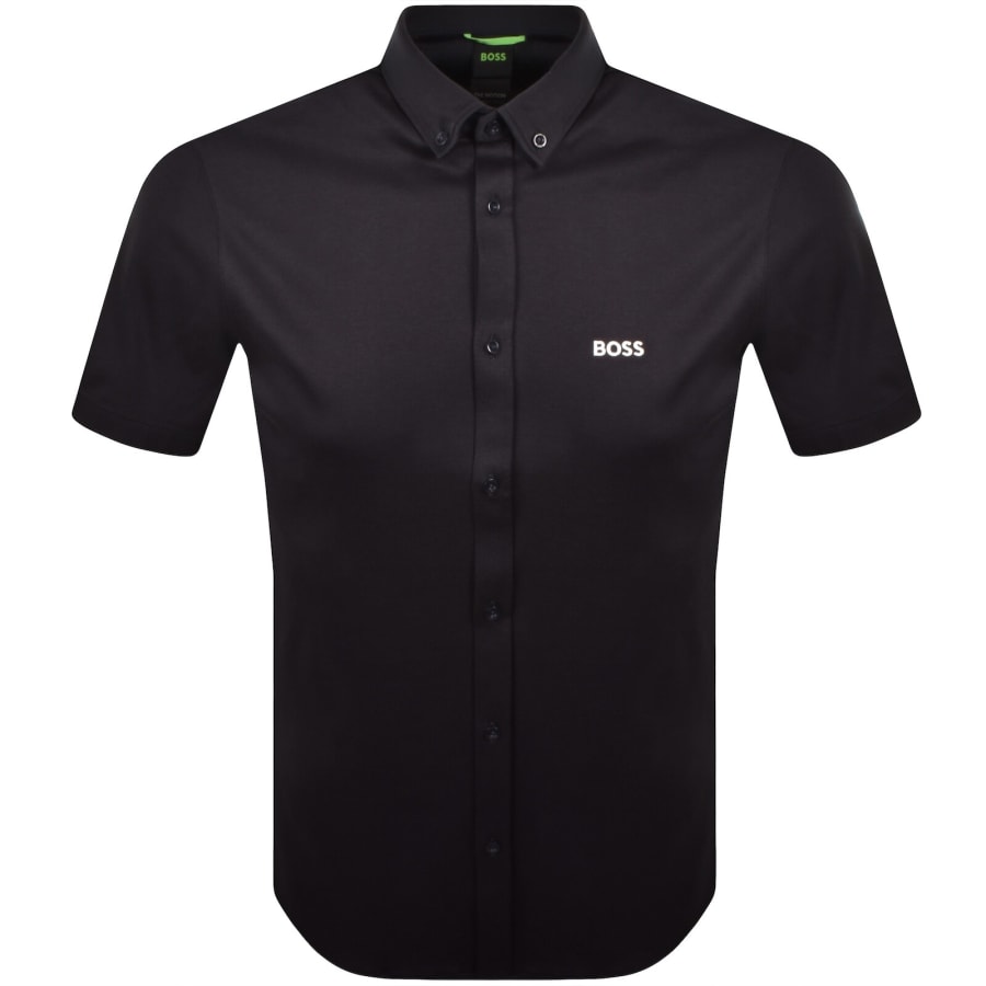 Image number 1 for BOSS ST Motion Short Sleeve Shirt Navy