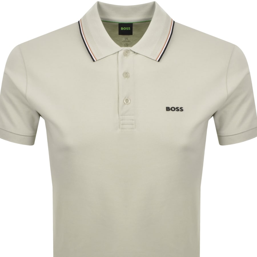 Image number 2 for BOSS Birdie Paule Polo T Shirt Beige