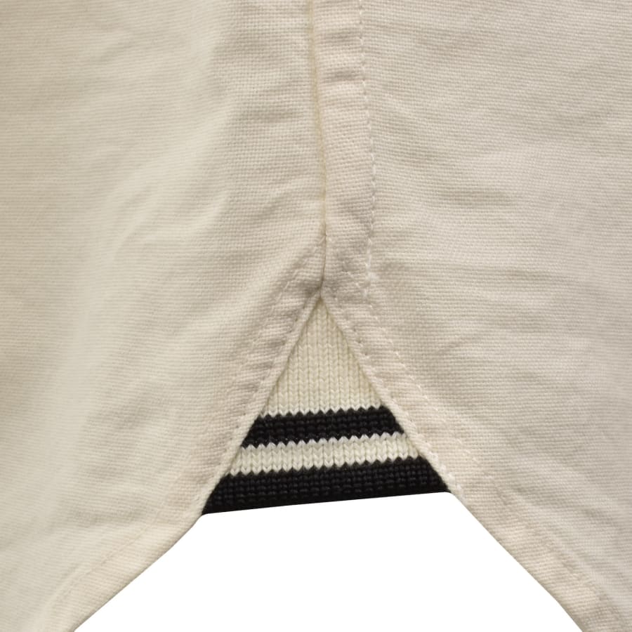 Image number 4 for Fred Perry Oxford Short Sleeve Shirt Ecru