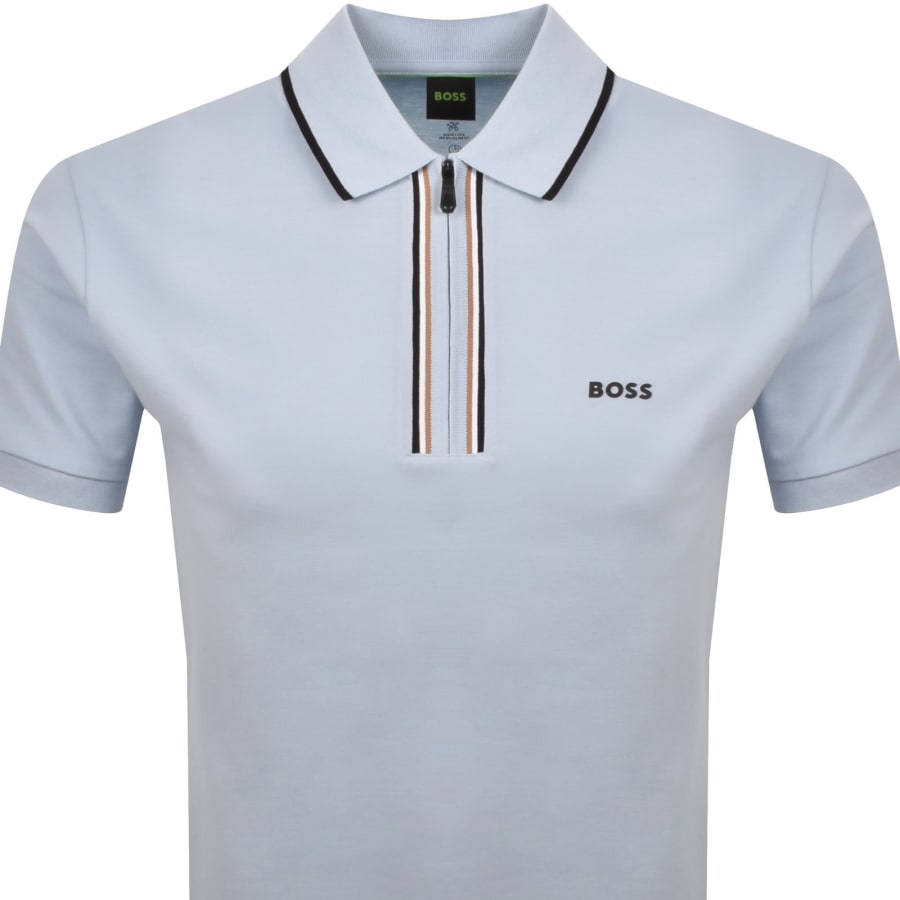 Image number 2 for BOSS Slim Fit Philix Polo T Shirt Blue