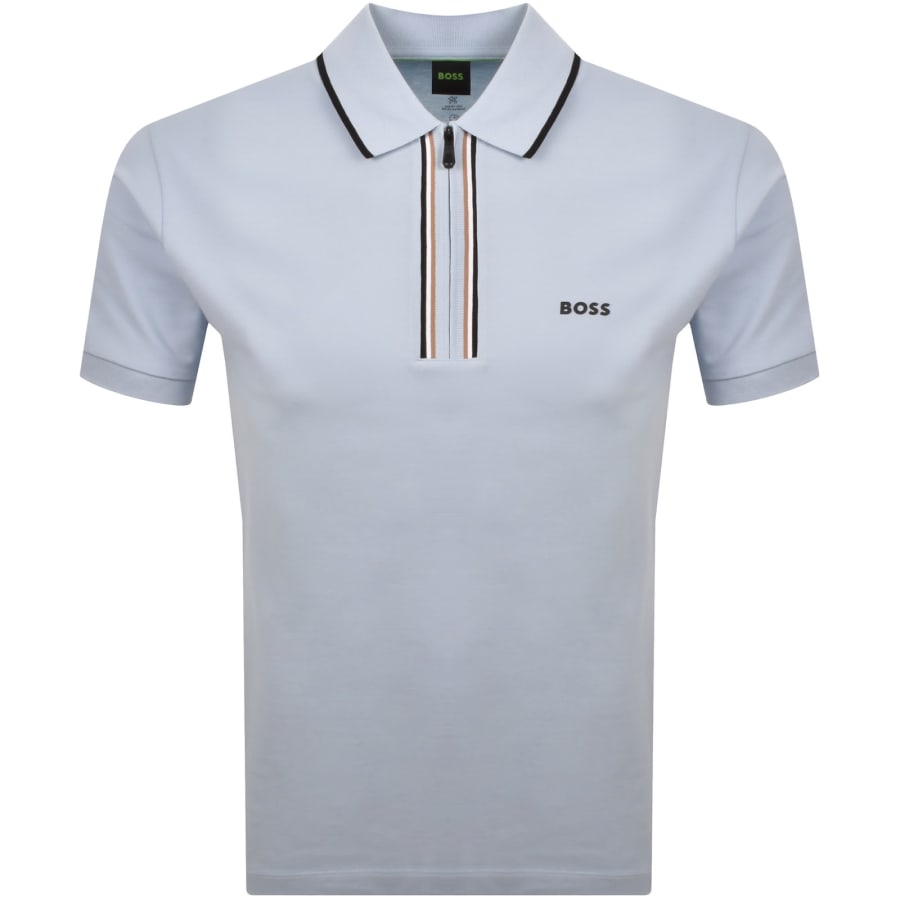 Image number 1 for BOSS Slim Fit Philix Polo T Shirt Blue