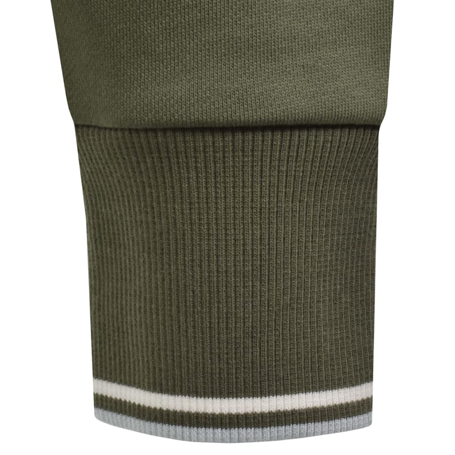Image number 5 for Fred Perry Half Zip Sweatshirt Green