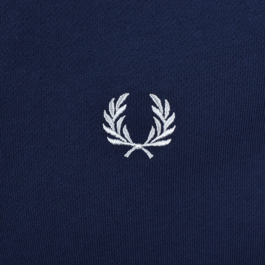 Image number 3 for Fred Perry Half Zip Sweatshirt French Navy
