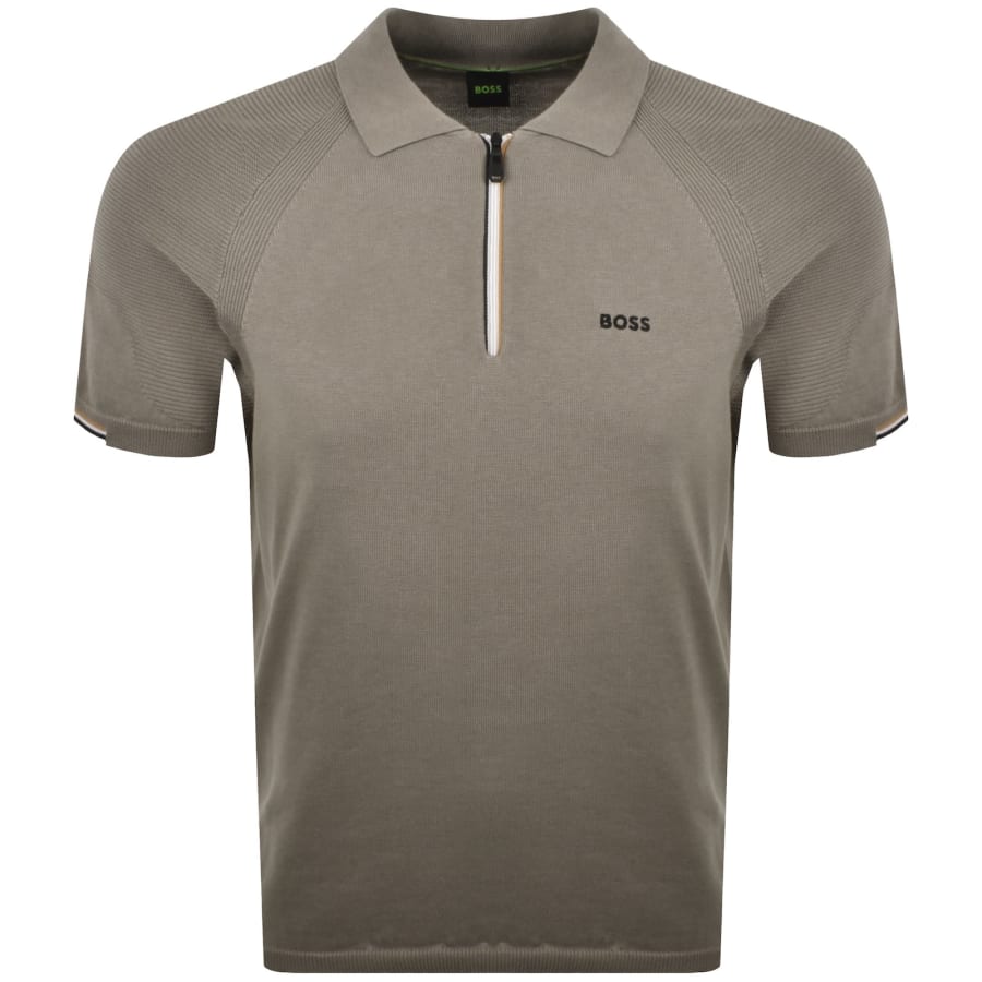 Image number 1 for BOSS GOC Perform Knit Polo Khaki