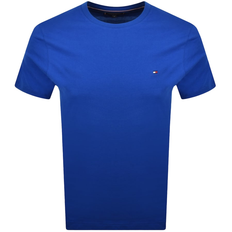 Image number 1 for Tommy Hilfiger Essential Solid T Shirt Regal Blue