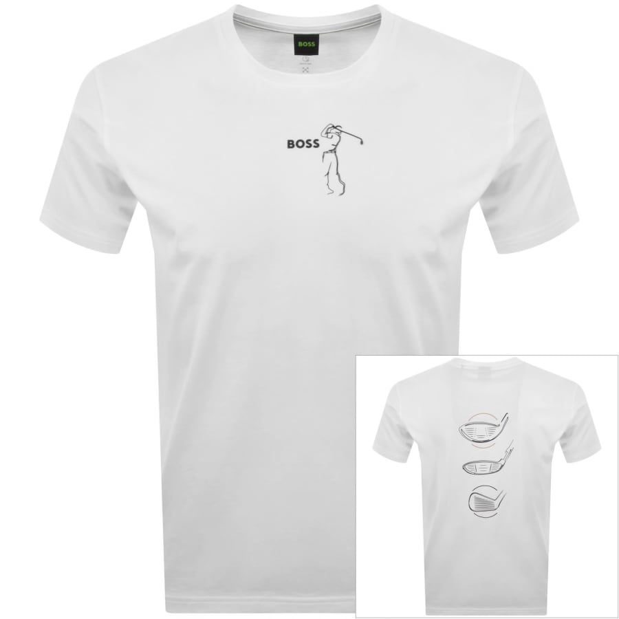 Image number 1 for BOSS TS GOC Birdie T Shirt White