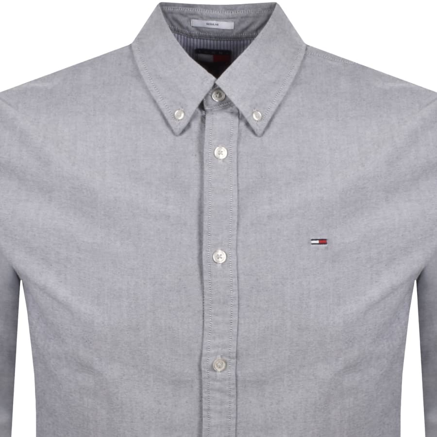 Image number 2 for Tommy Jeans Regular Fit Oxford Shirt Navy
