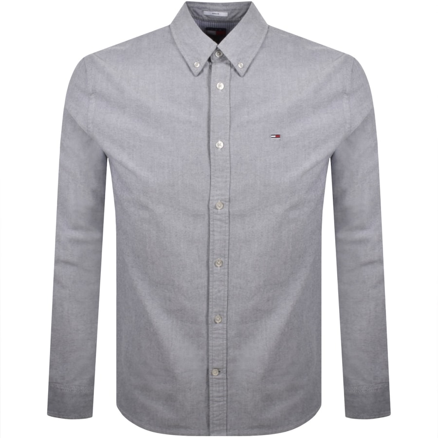 Image number 1 for Tommy Jeans Regular Fit Oxford Shirt Navy