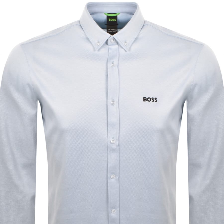 Image number 2 for BOSS ST Motion Long Sleeve Shirt Blue