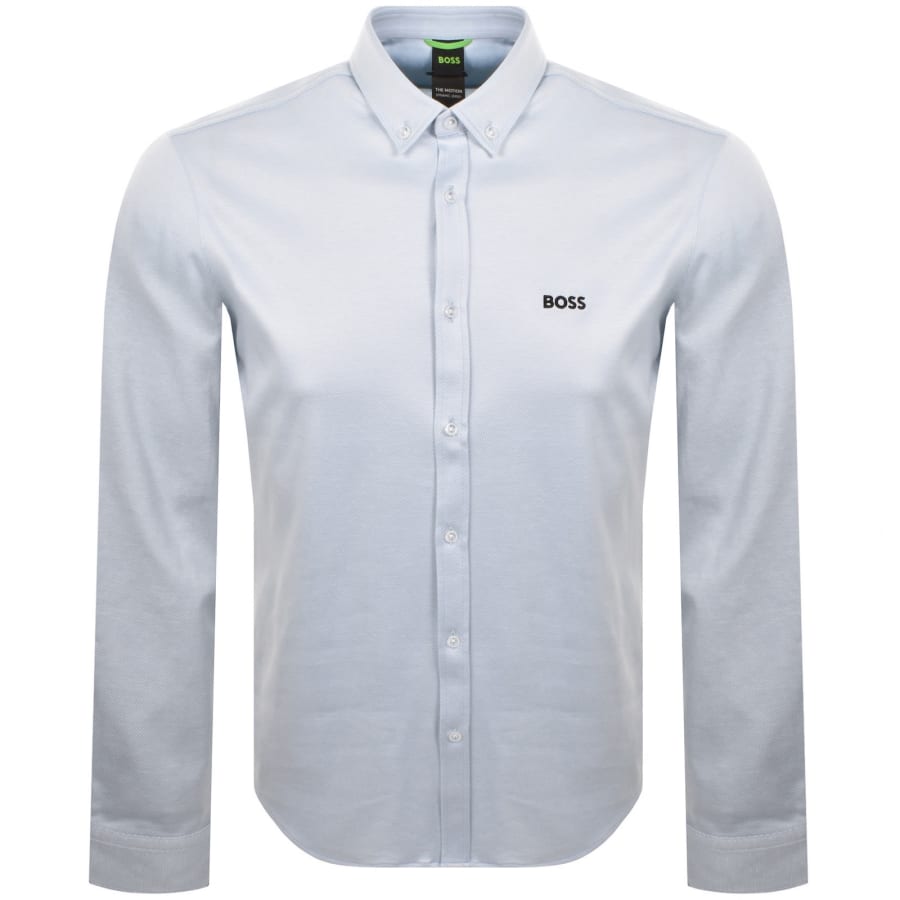 Image number 1 for BOSS ST Motion Long Sleeve Shirt Blue