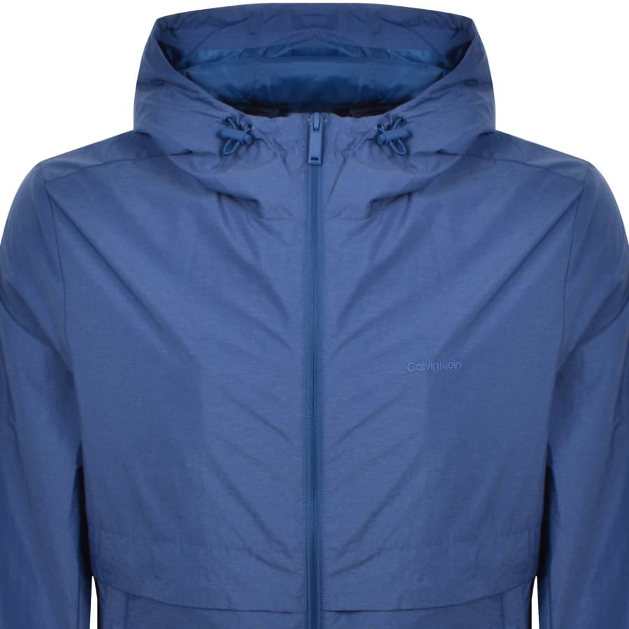 Image number 2 for Calvin Klein Lightweight Windbreaker Blue
