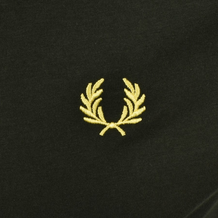 Image number 3 for Fred Perry Twin Tipped T Shirt Hunter Green