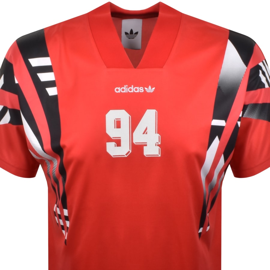 Image number 2 for adidas Orignals Santiago T Shirt Red