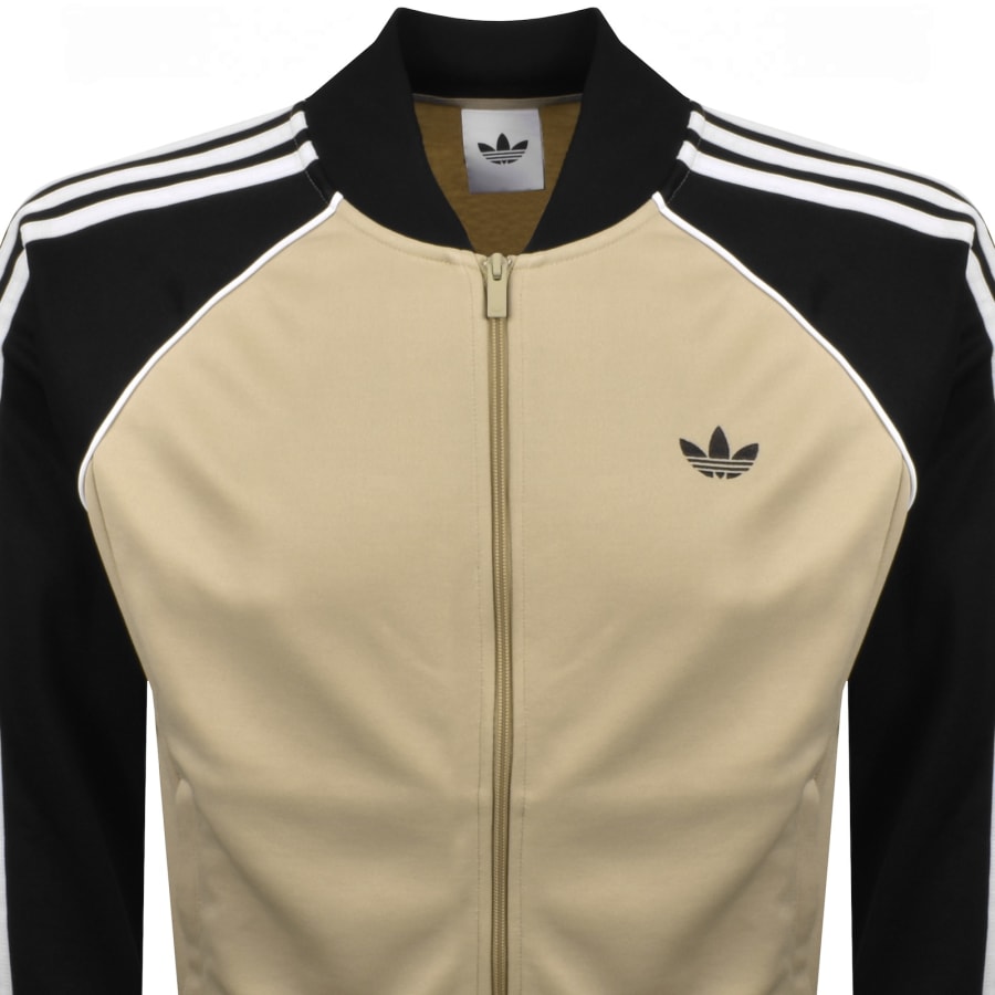Image number 2 for adidas Originals SST Track Top Beige