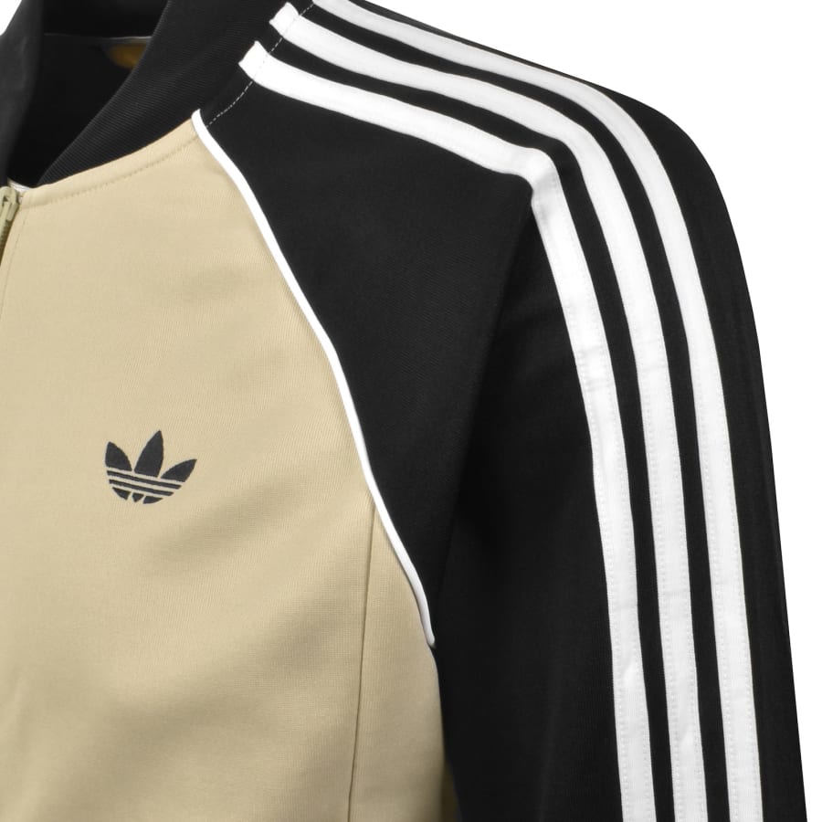 Image number 4 for adidas Originals SST Track Top Beige