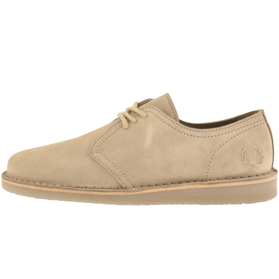 Image number 1 for Fred Perry Linden Suede Shoes Brown