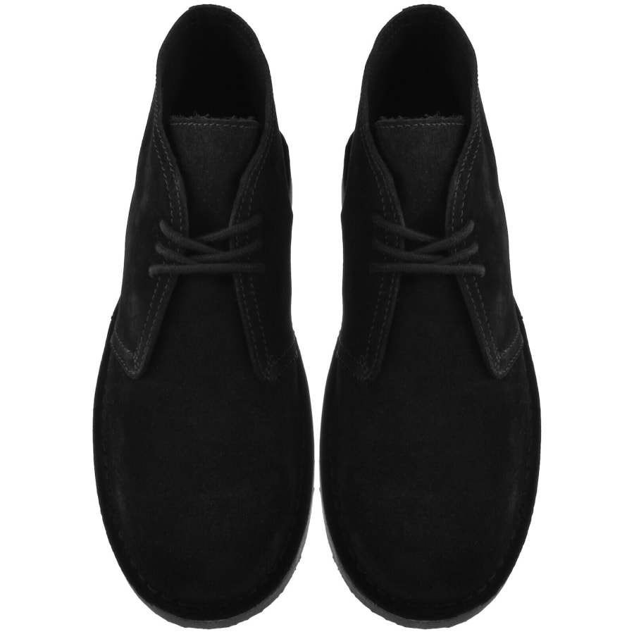 Image number 3 for Fred Perry Hawley Suede Shoes Black